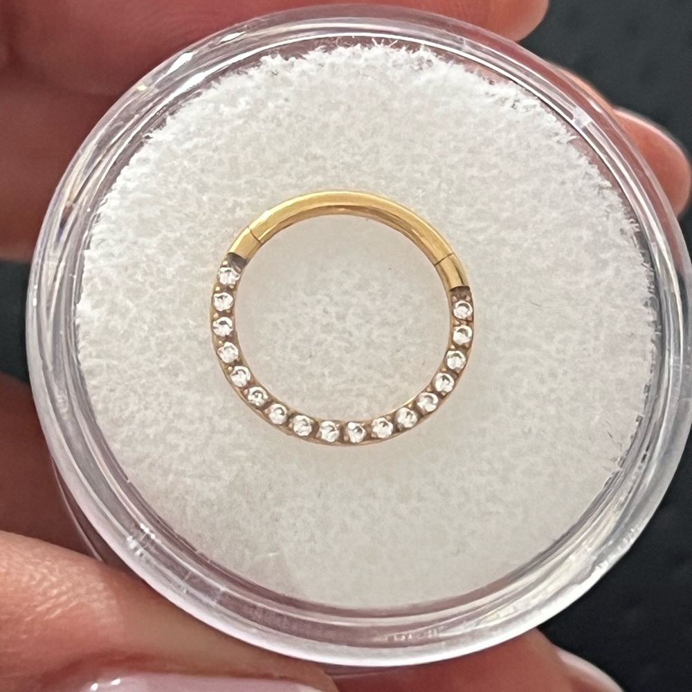 Brand new Swarovski 16g piercing jewelry